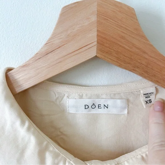 Doen sparrow top ivory silk xs - Picture 4 of 6